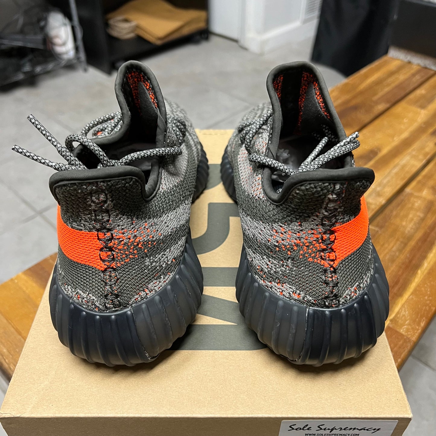 Yeezy 350 V2 Carbon Beluga (Worn)