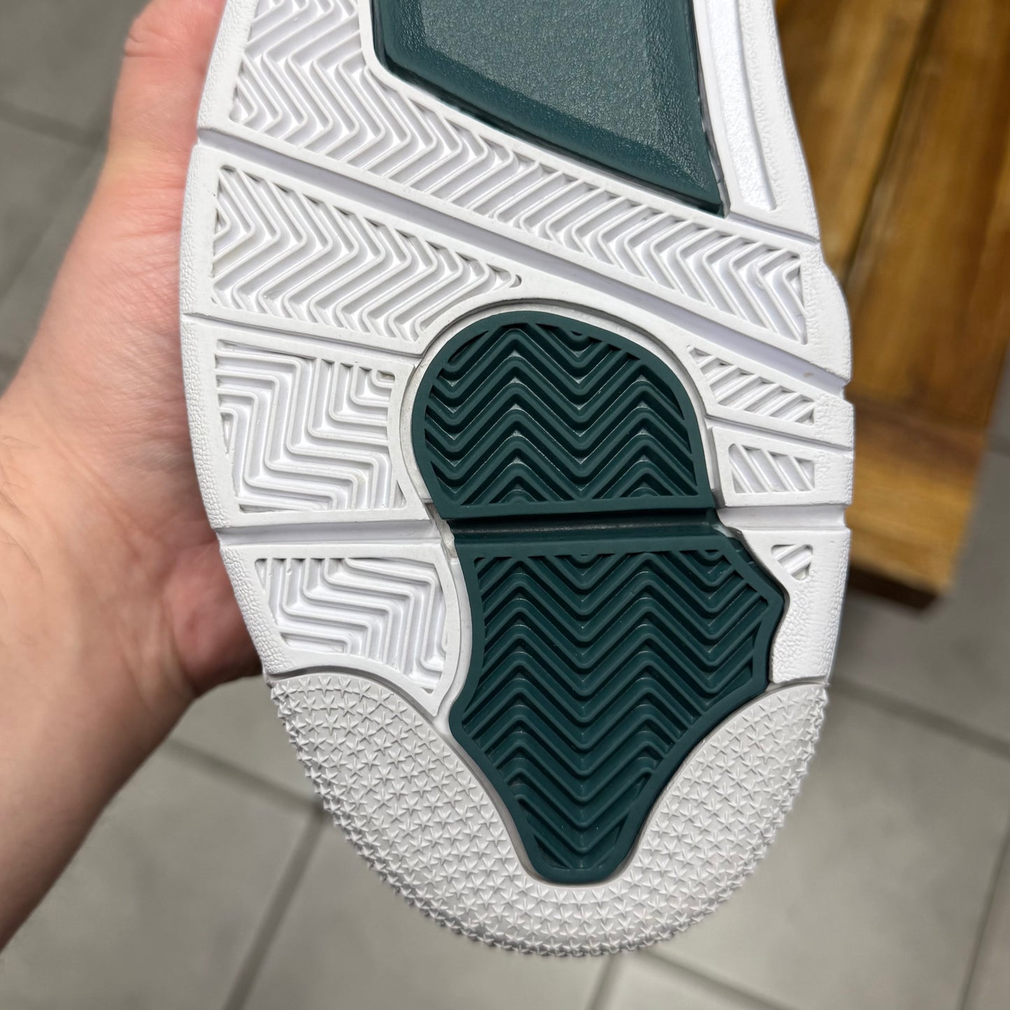 Jordan 4 Oxidized Green (Worn)