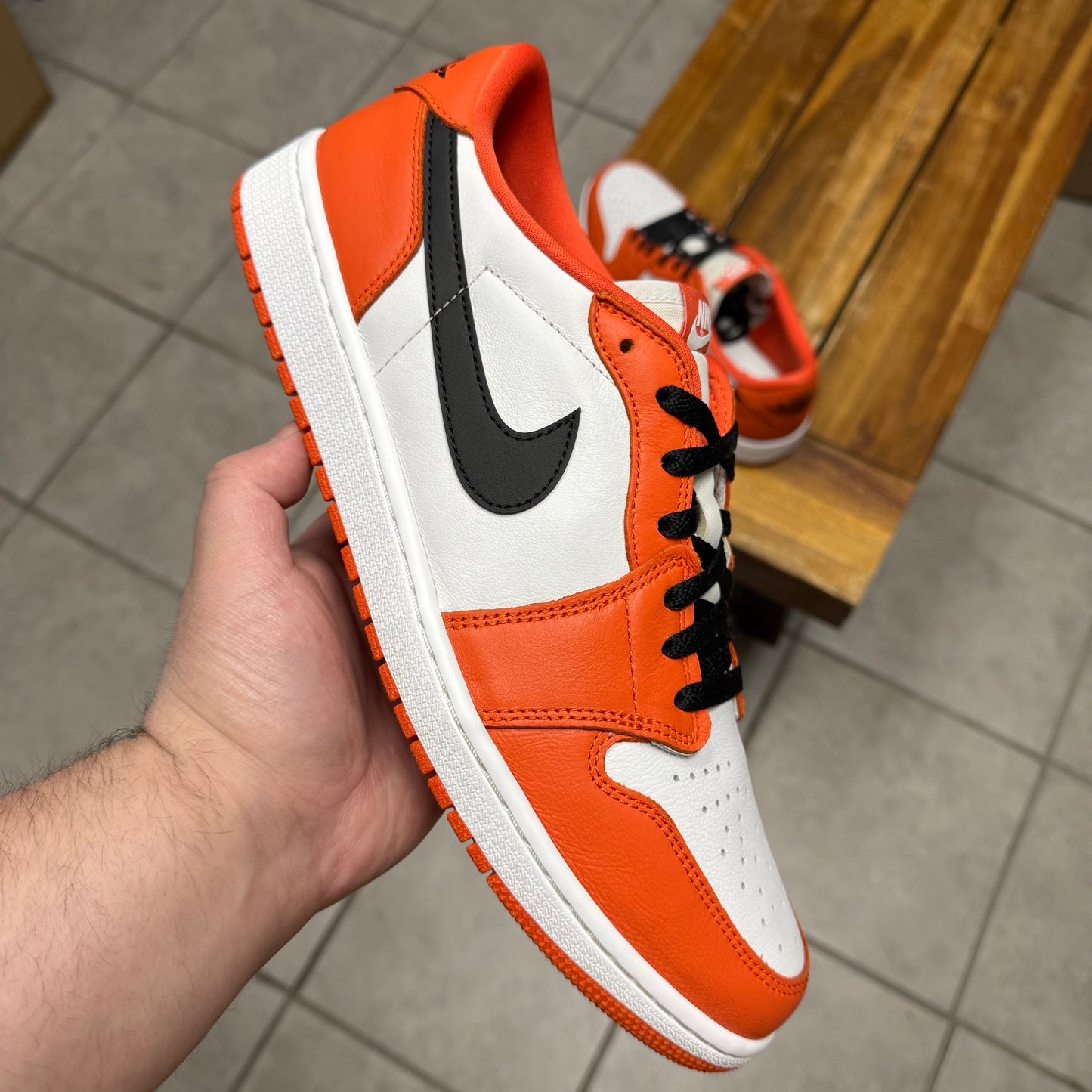 Jordan 1 Low OG Starfish (Worn)