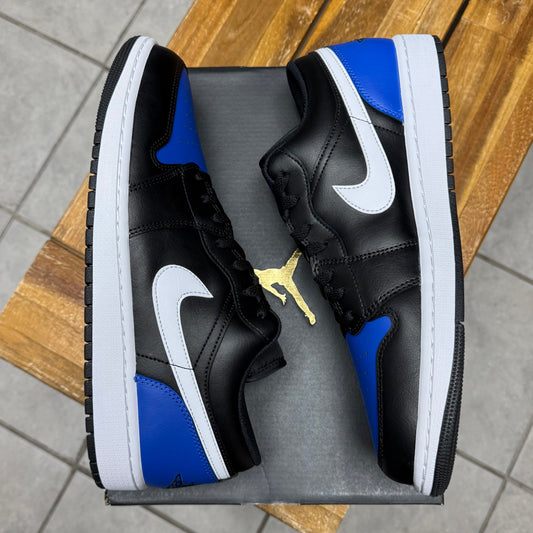 Jordan 1 Low Black Royal Toe