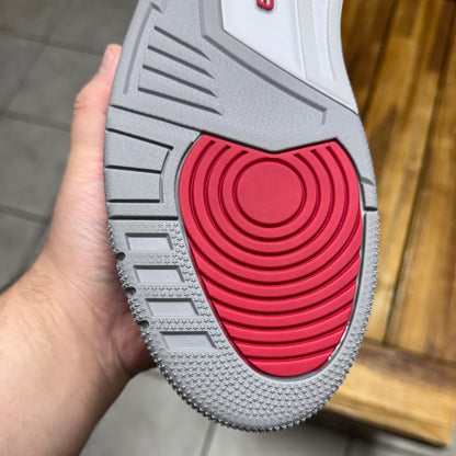 Jordan 3 Cardinal Red (Worn)