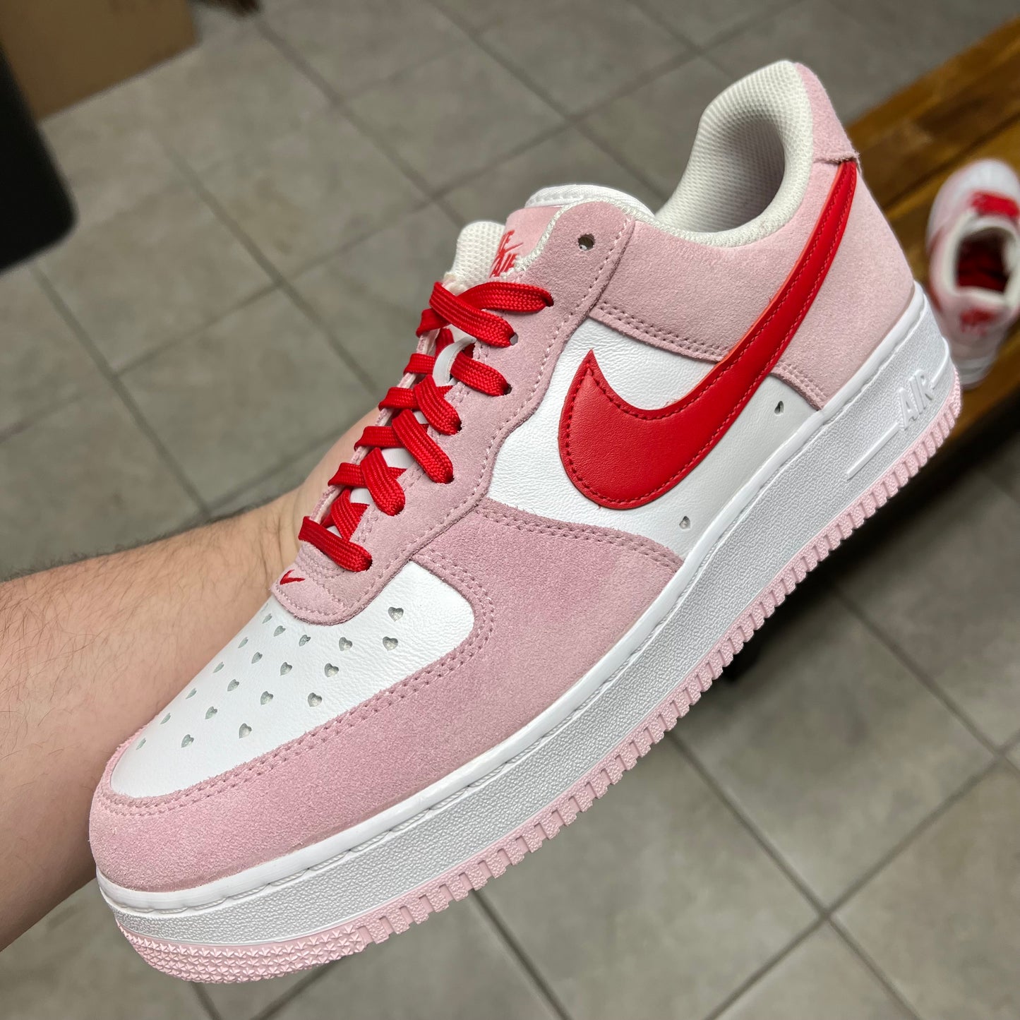 AF1 Low Valentine’s Day Love Letter (Worn)