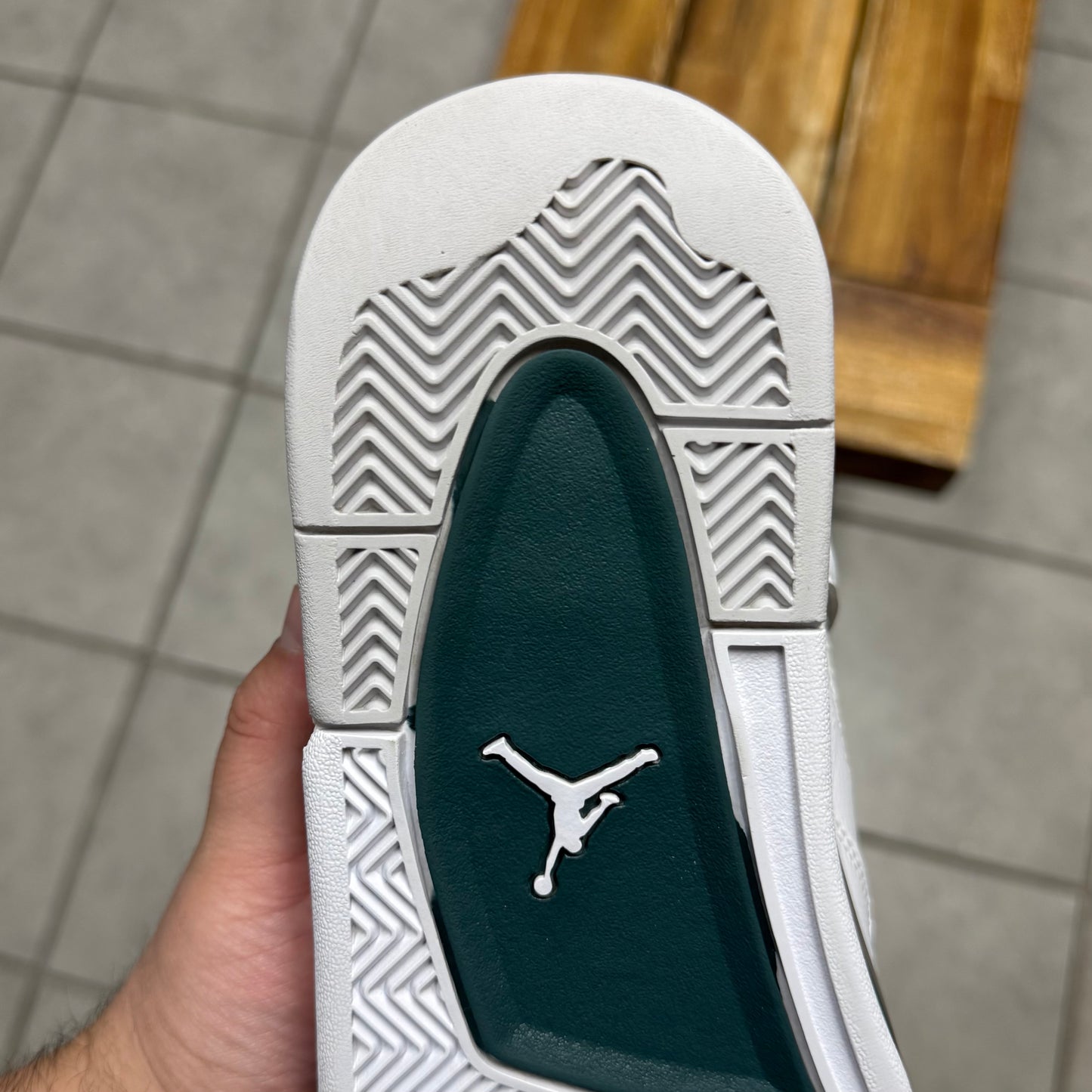 Jordan 4 Oxidized Green (Worn)