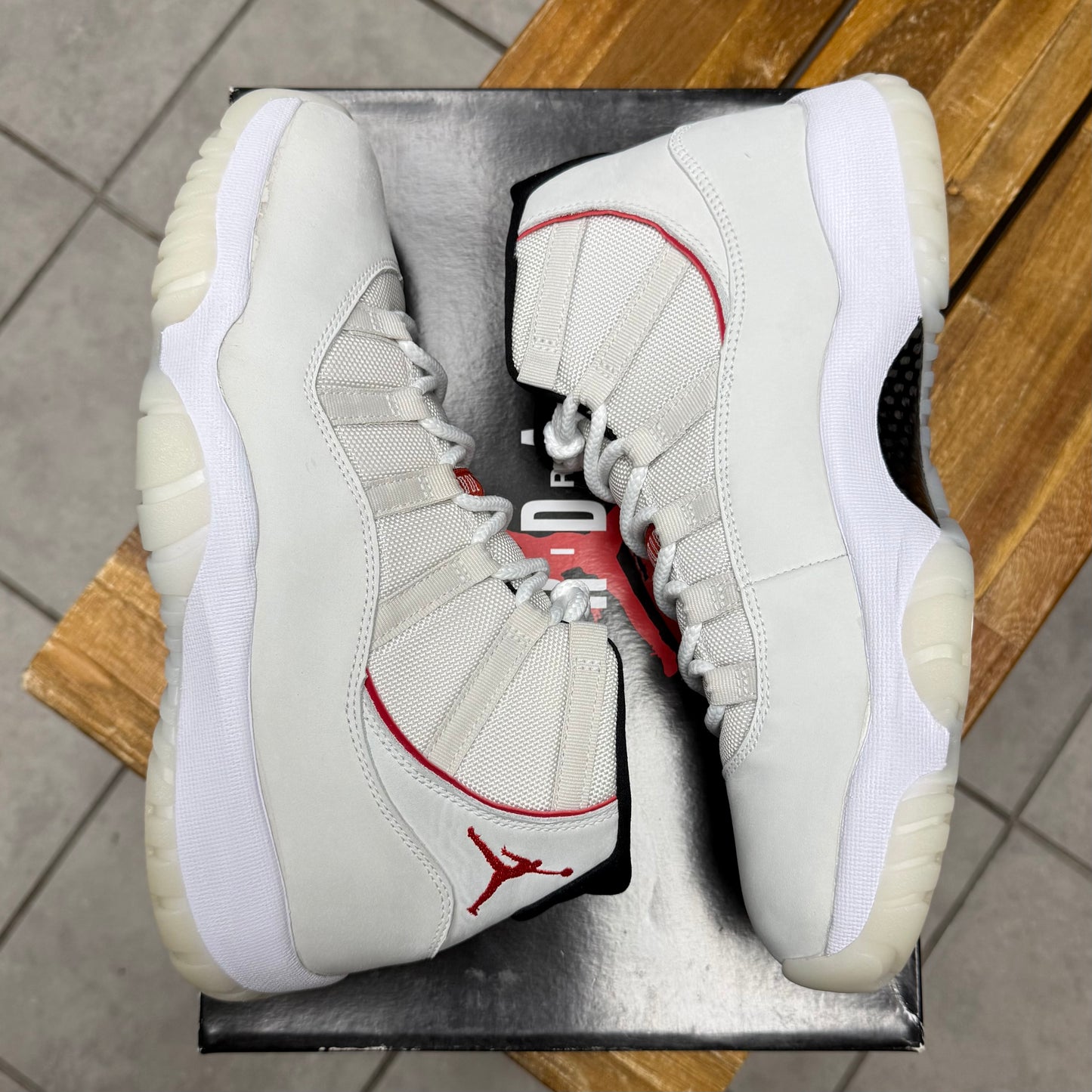 Jordan 11 Platinum Tint (Worn)