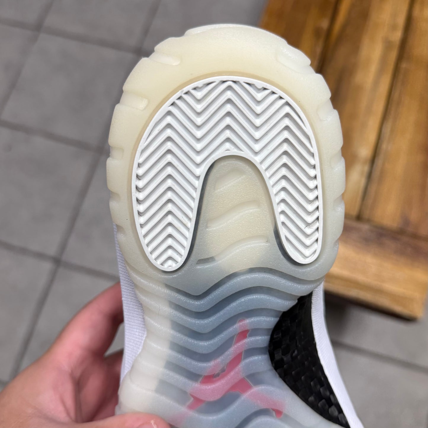 Jordan 11 Platinum Tint (Worn)