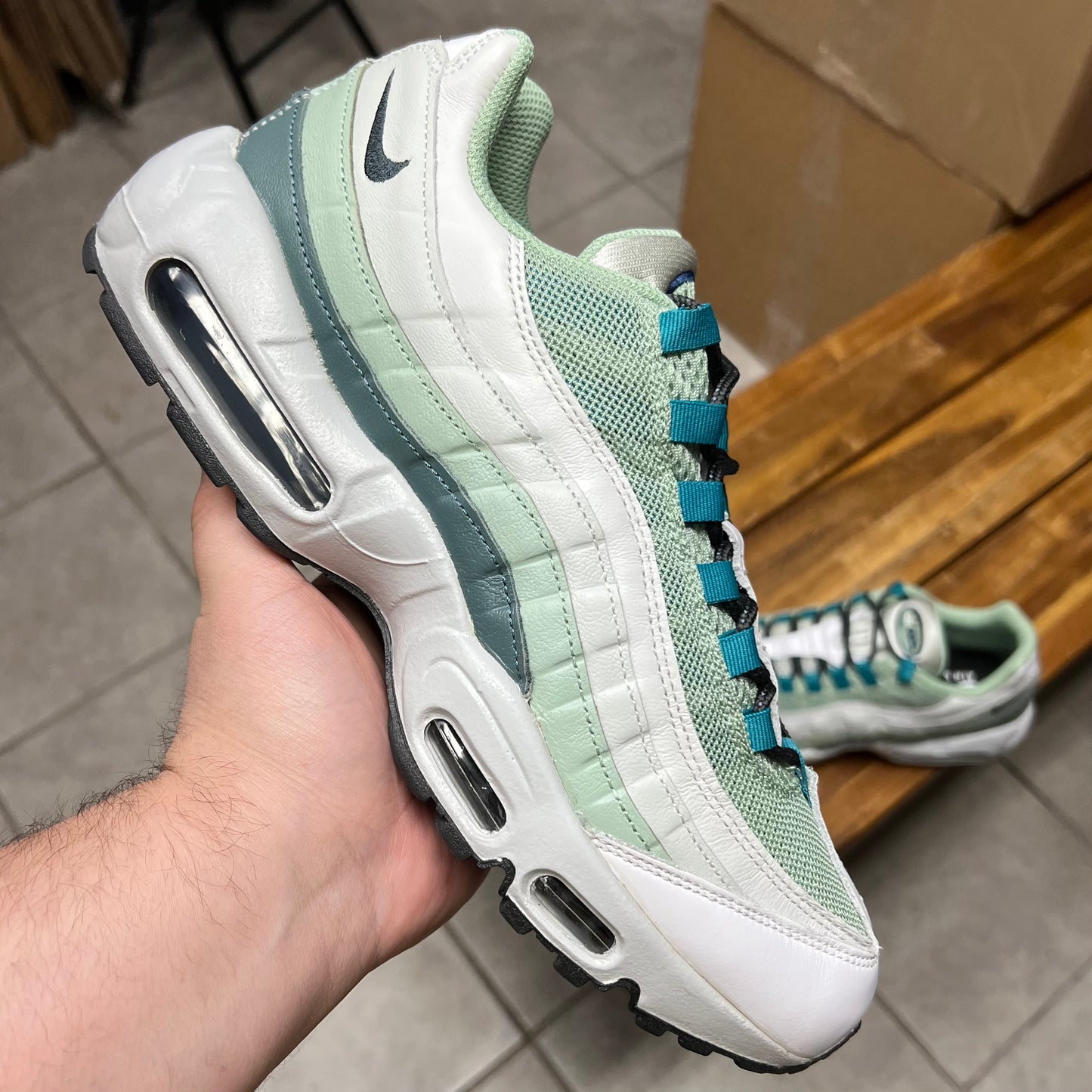 Air Max 95 By You Seafoam (Worn)