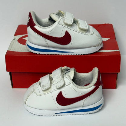Nike Cortez White Varsity Red TD (Worn)