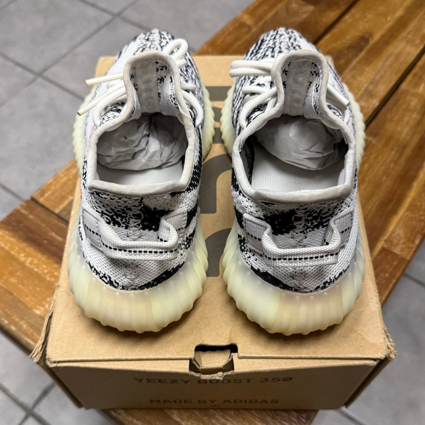 Yeezy 350 V2 Zebra (Worn)