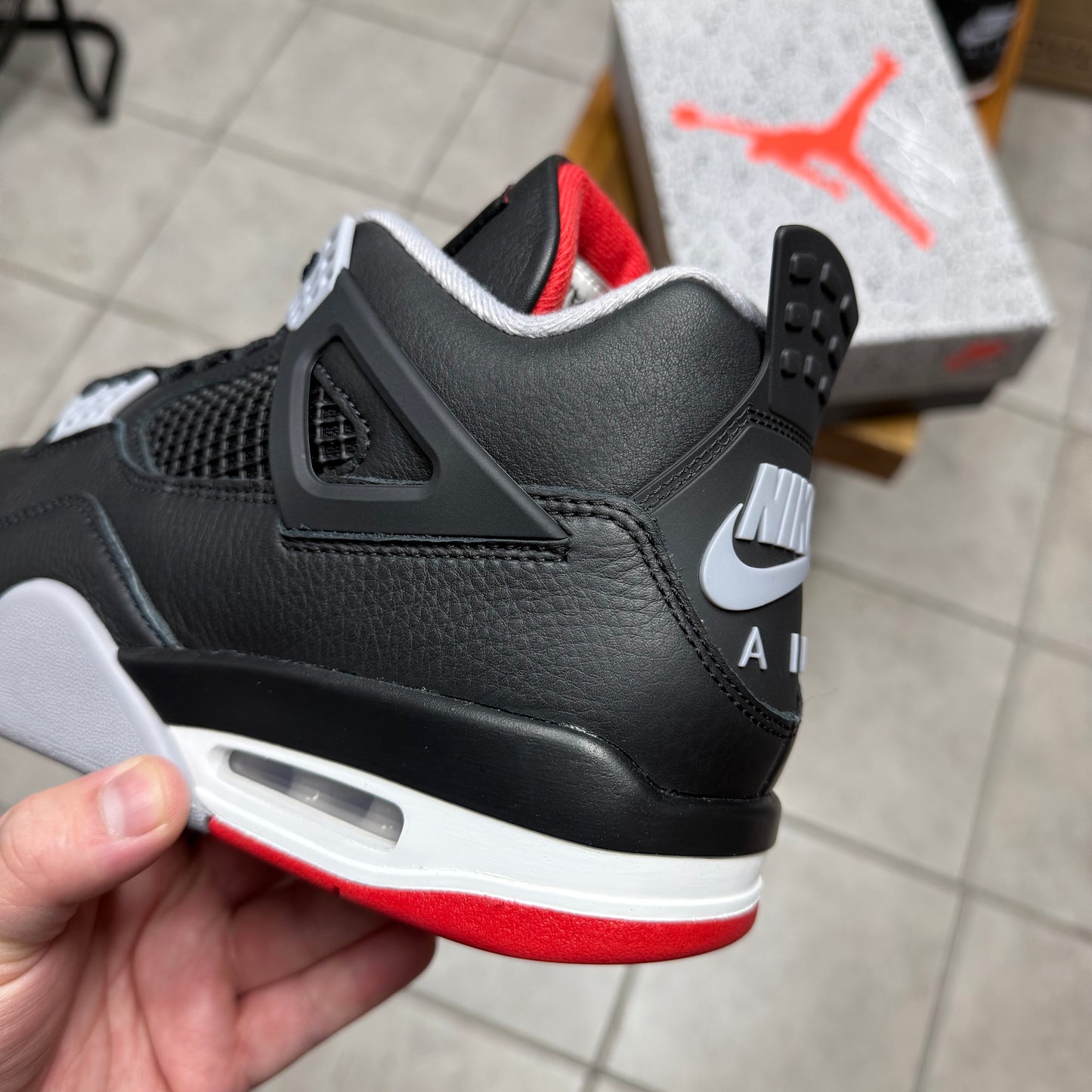 Jordan 4 Bred Reimagined (Worn)