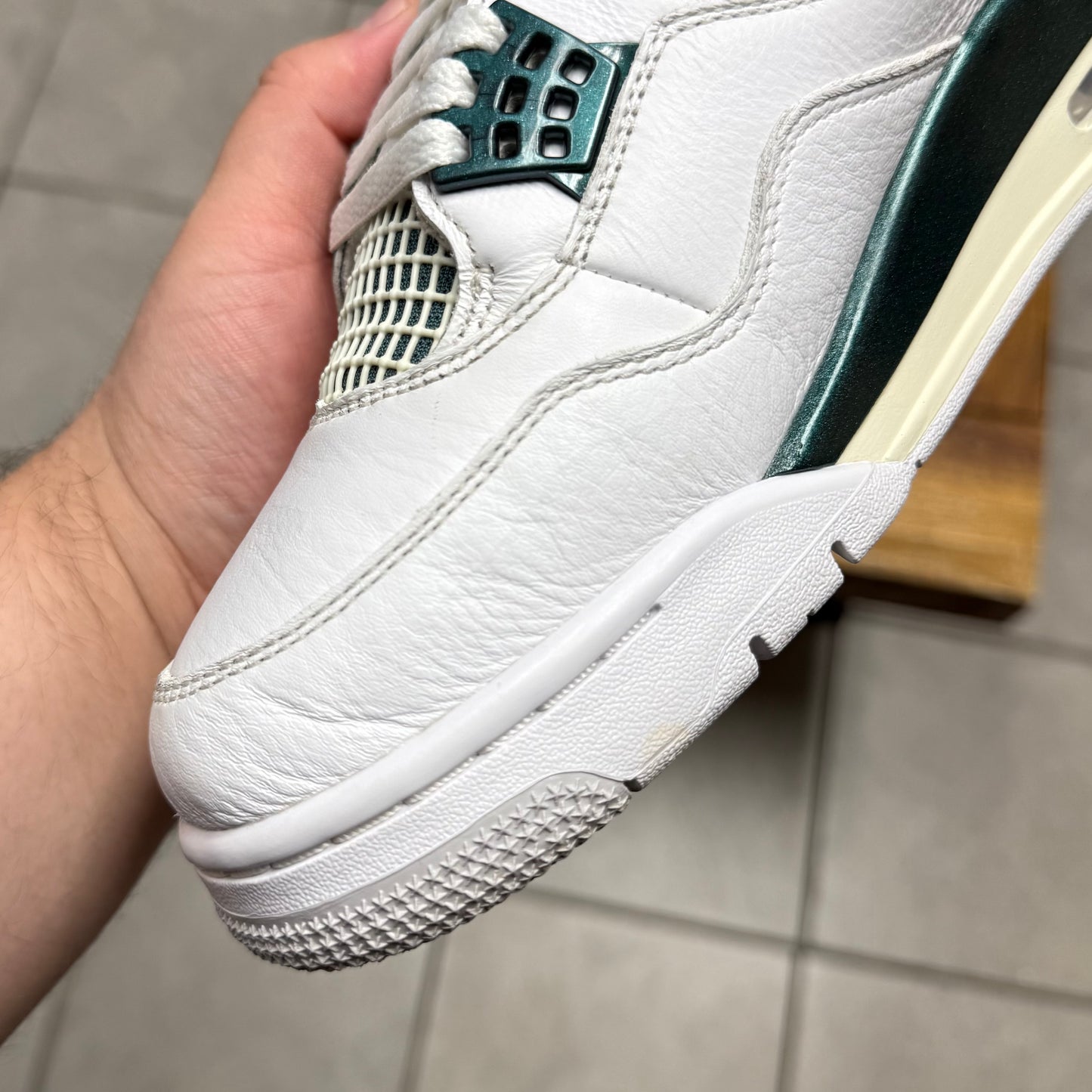 Jordan 4 Oxidized Green (Worn)
