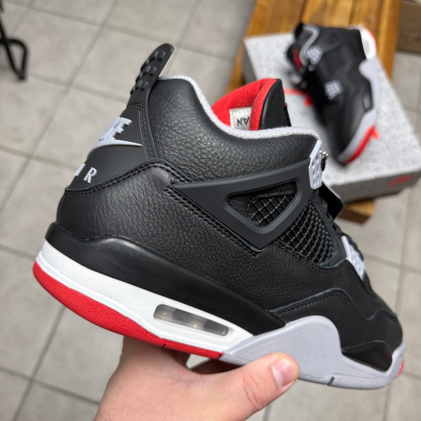 Jordan 4 Bred Reimagined (Worn)
