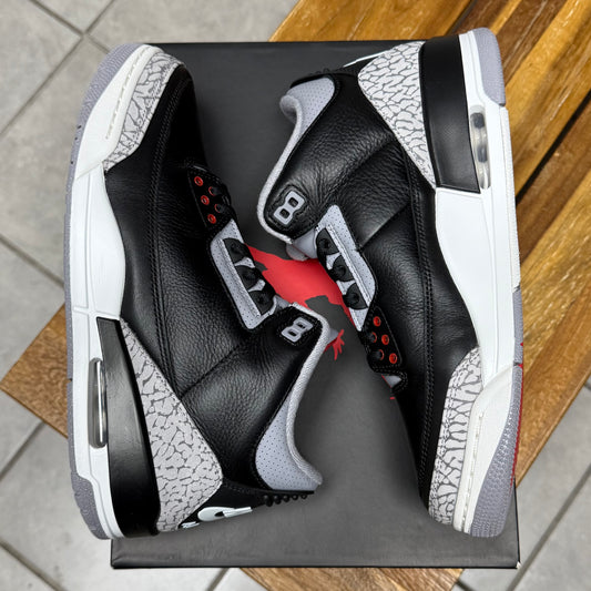 Jordan 3 Black Cement 2024 (Worn)