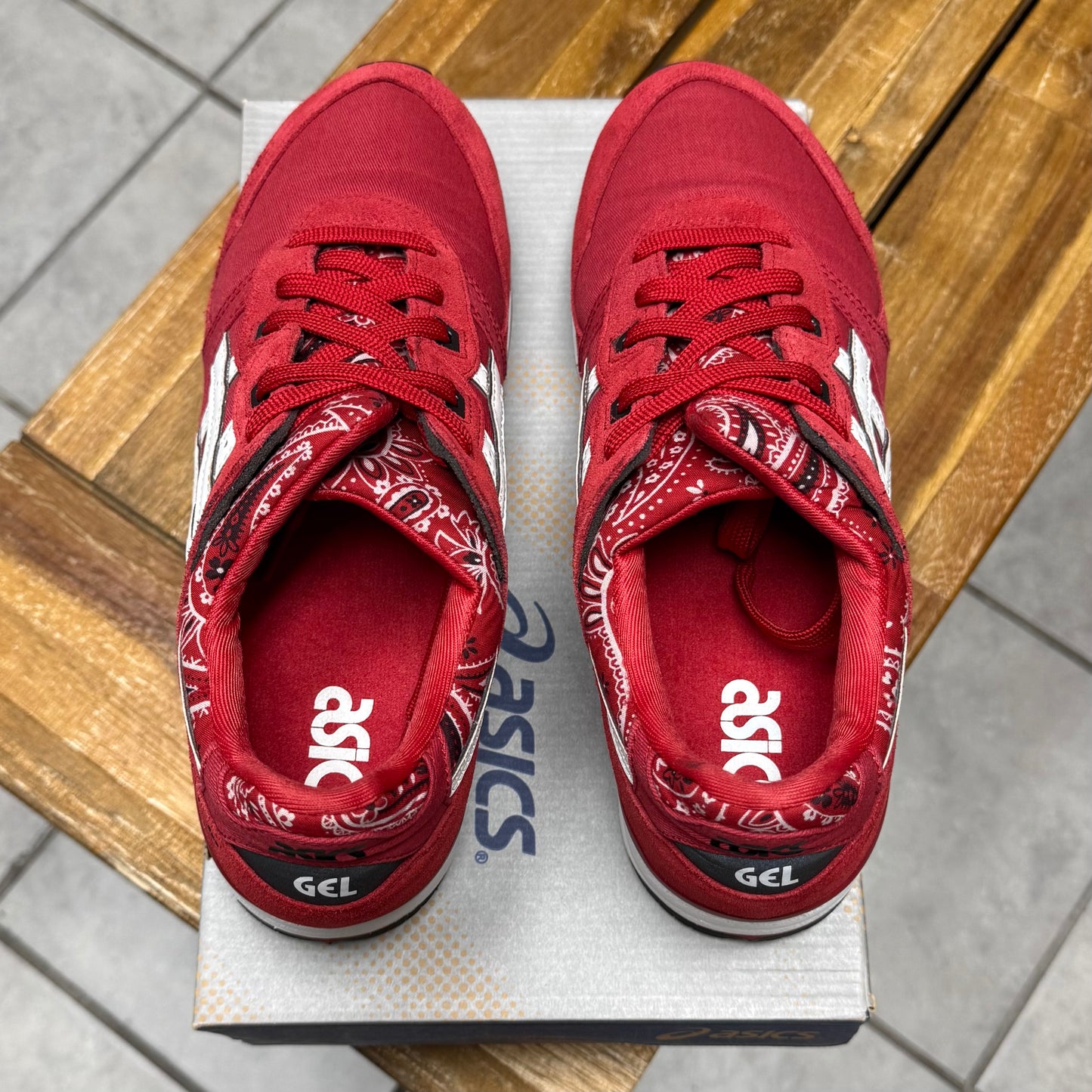 ASICS Gel Lyte 3 Red Bandana (Worn)