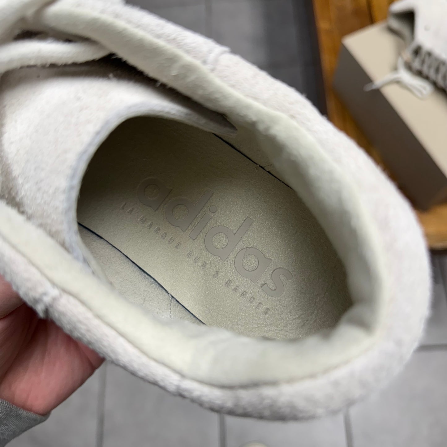 Adidas Fear of God Athletics x '86 Low ‘Talc’ (Worn)