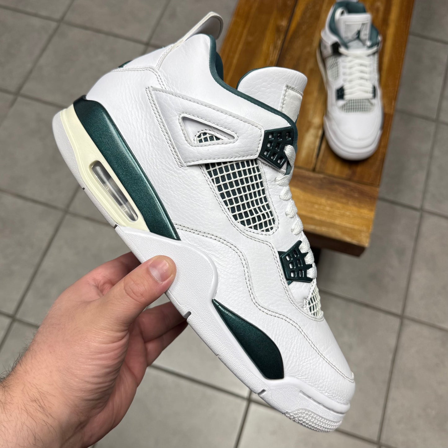 Jordan 4 Oxidized Green (Worn)
