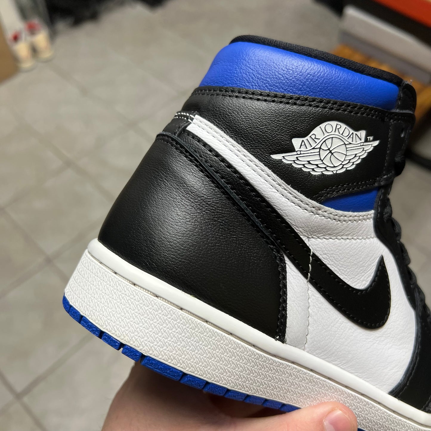 Jordan 1 High OG Royal Toe (Worn)