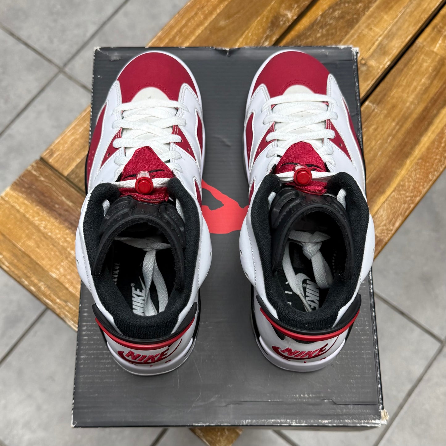 Jordan 6 Carmine (Worn)