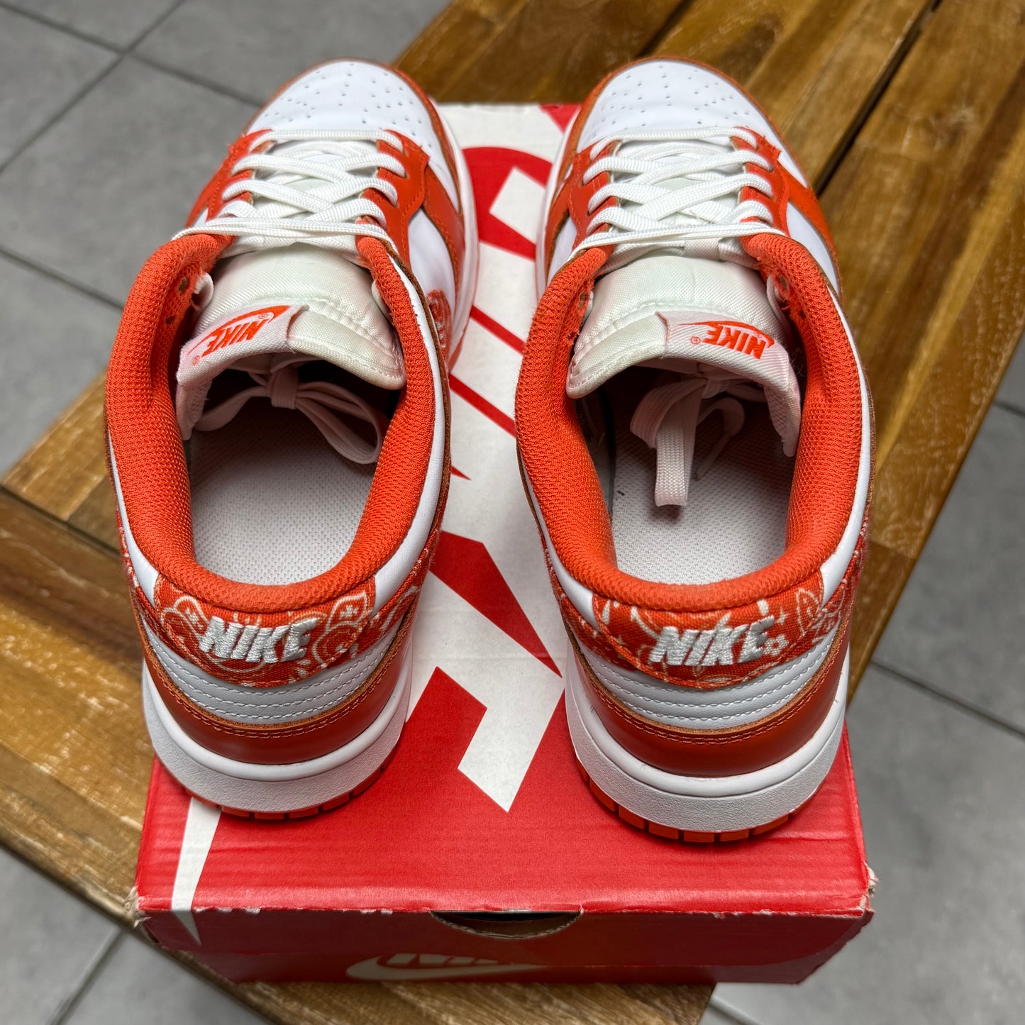 Dunk Low Orange Paisley (Worn)