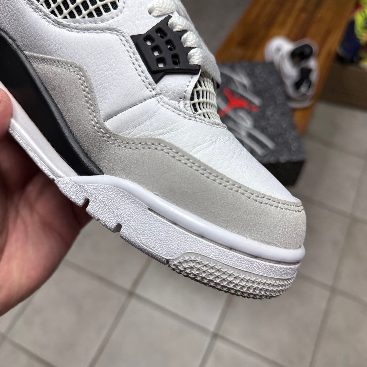 Jordan 4 Military Black (Worn)