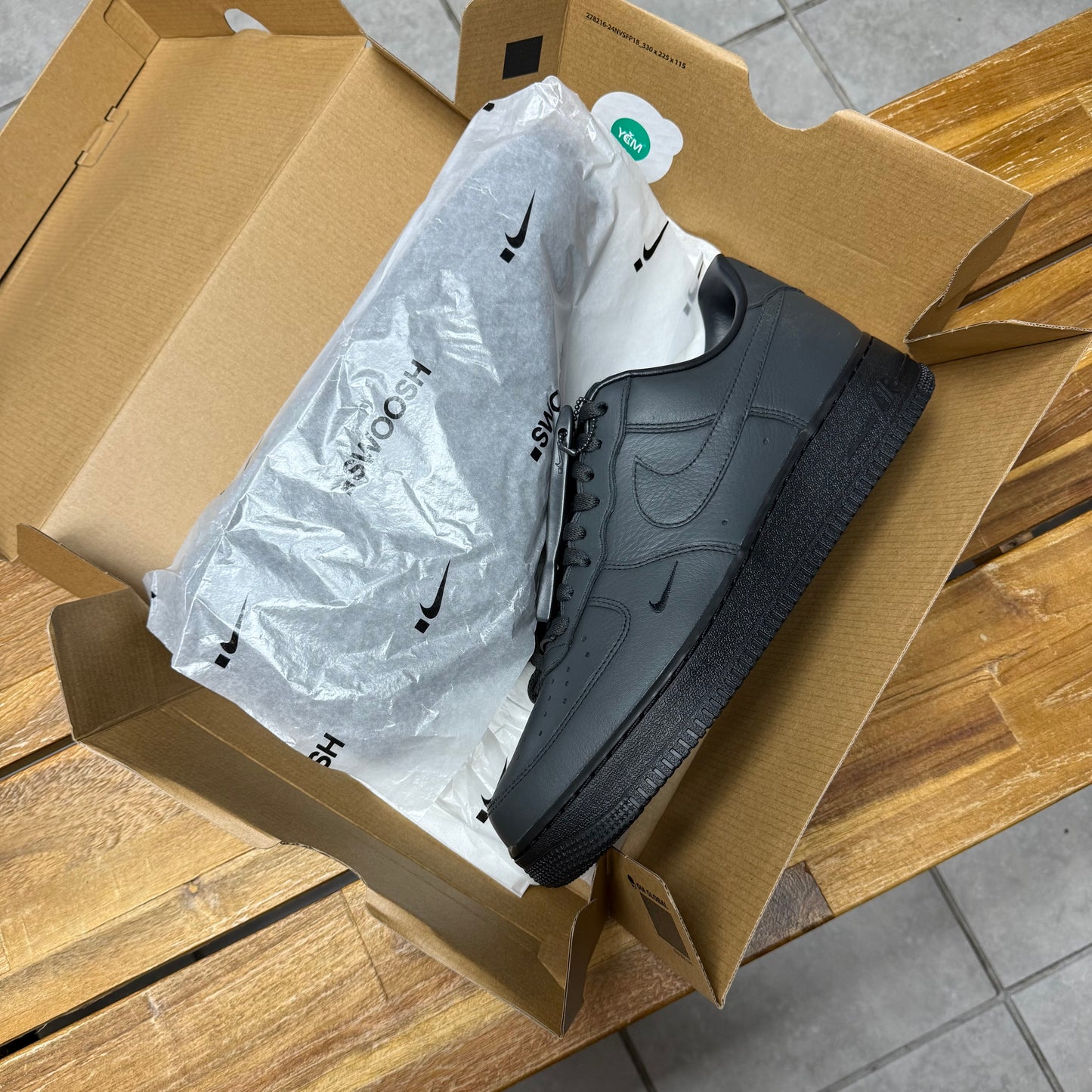 Air Force 1 Low Dirty Triple Black