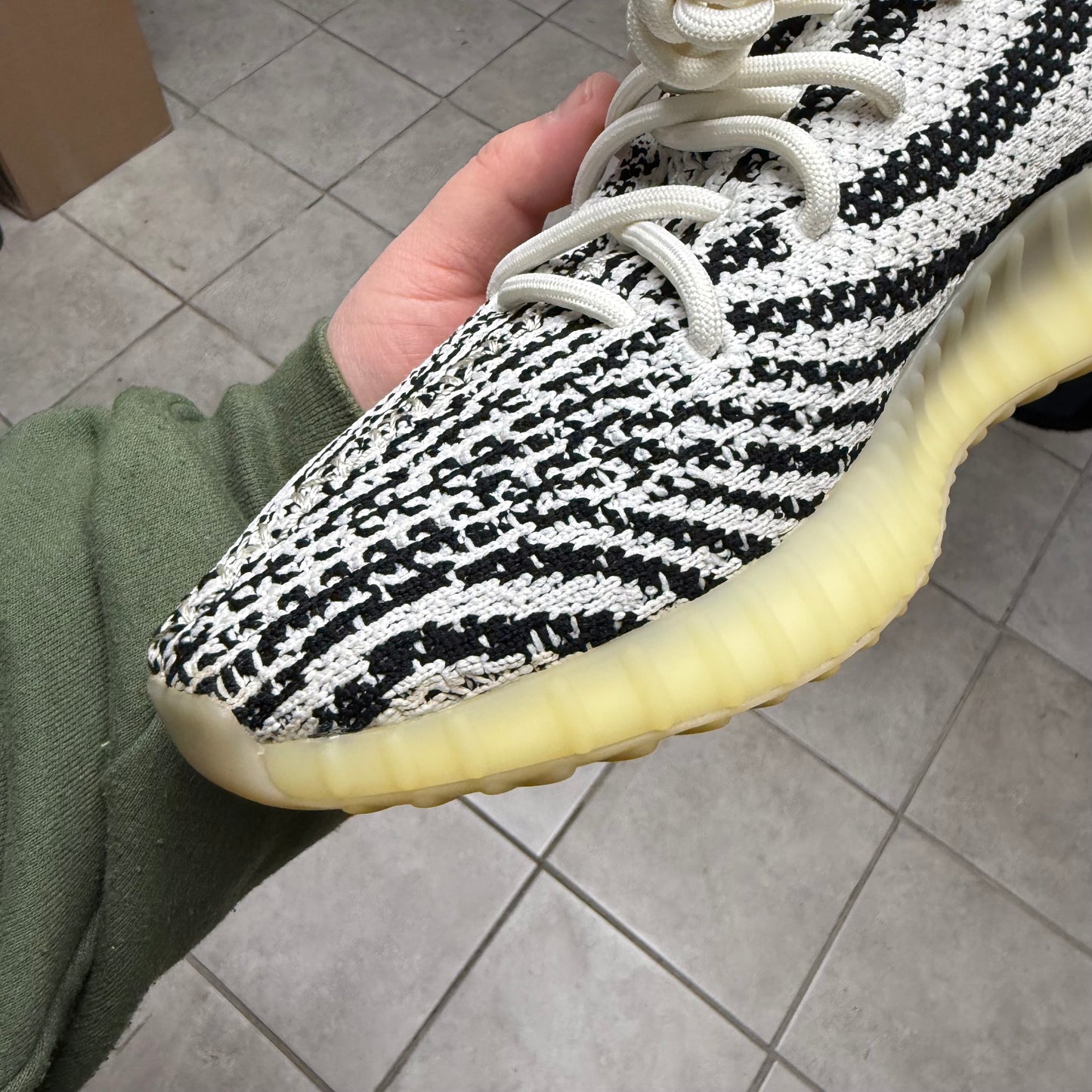 Yeezy 350 V2 Zebra (Worn)