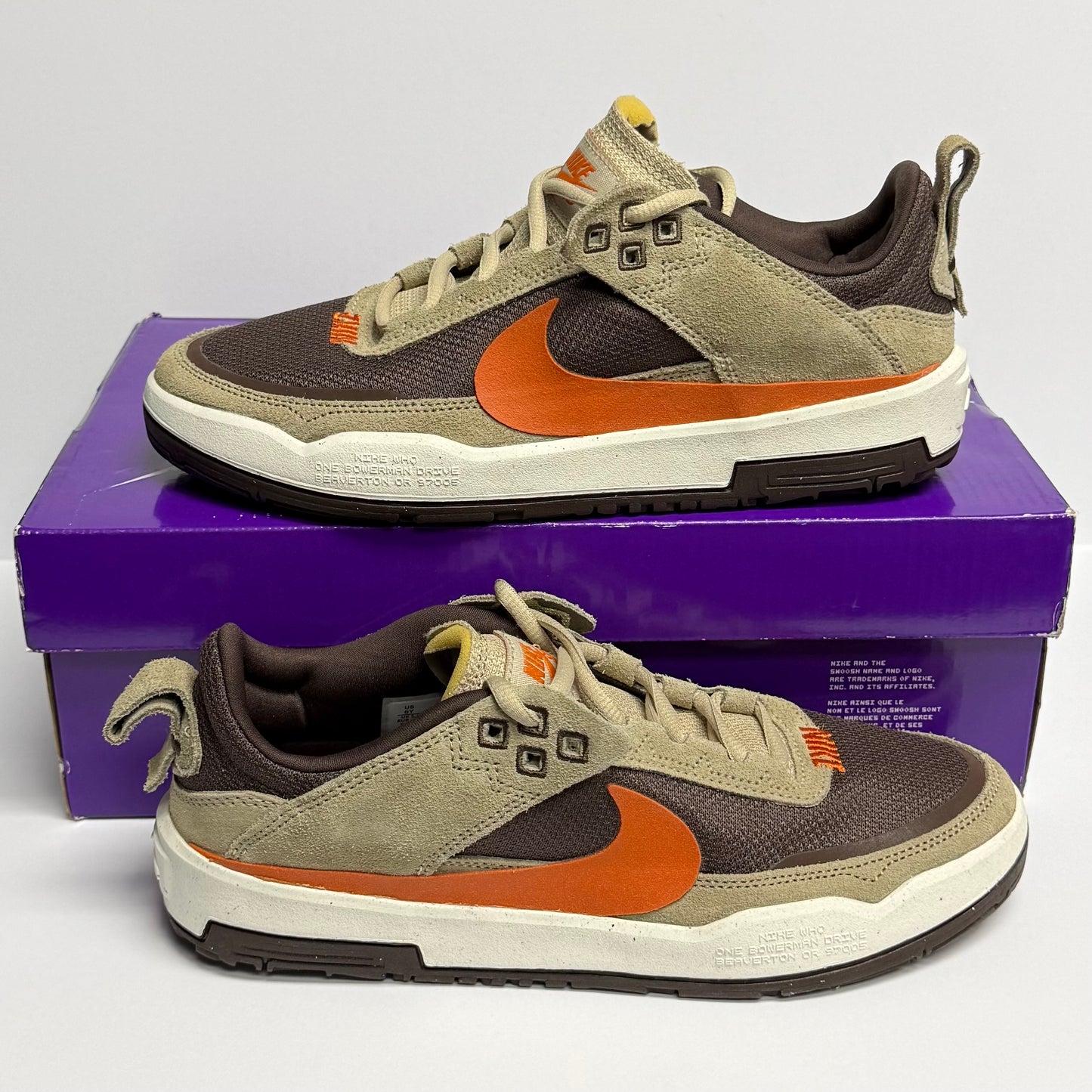 Nike SB Day One Desert Khaki Campfire Orange