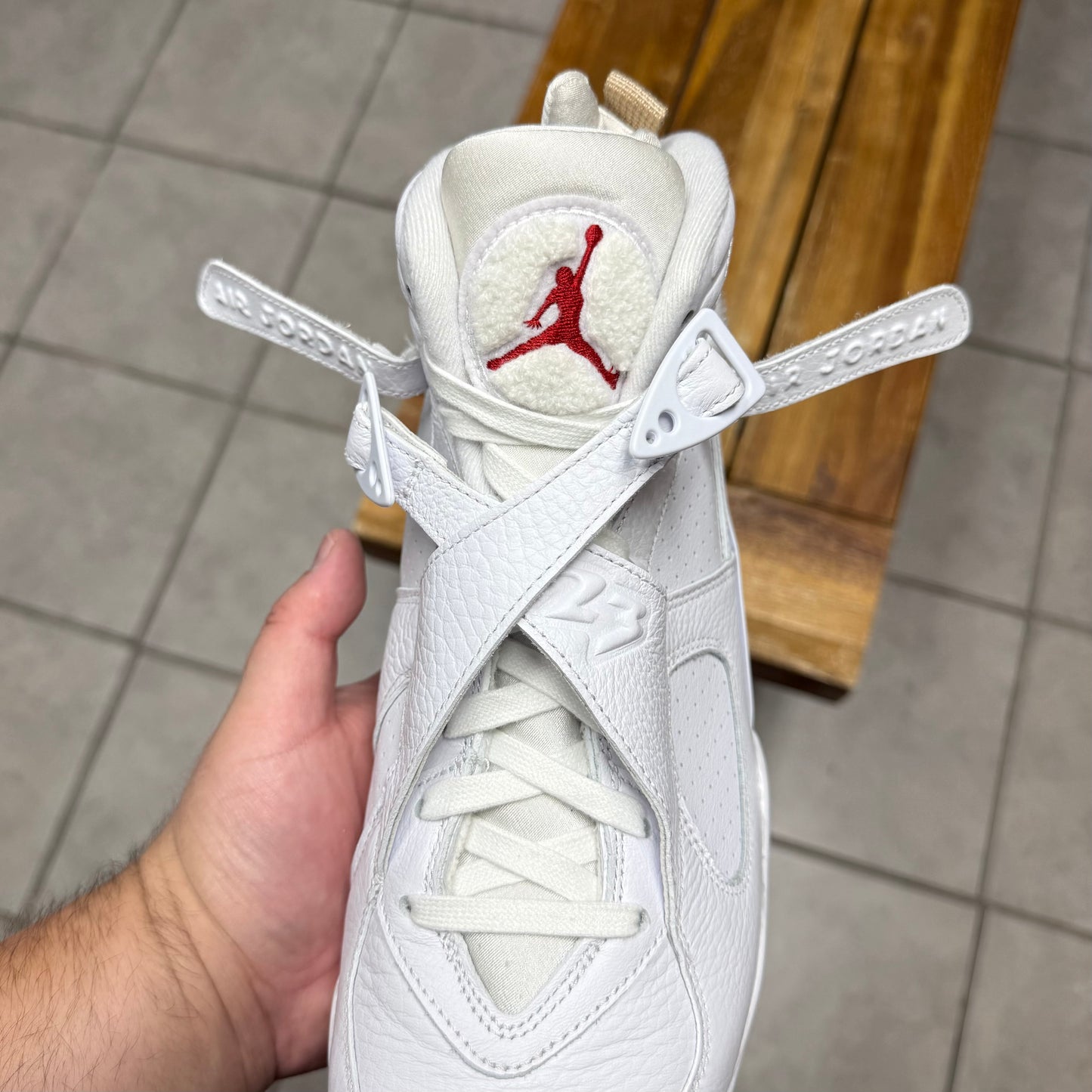 Air Jordan 8 Retro x OVO White (Worn)
