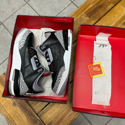 Jordan 3 Black Cement 2018 (Worn)