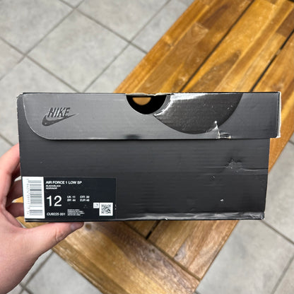 Air Force 1 Low x Supreme Black (Worn)