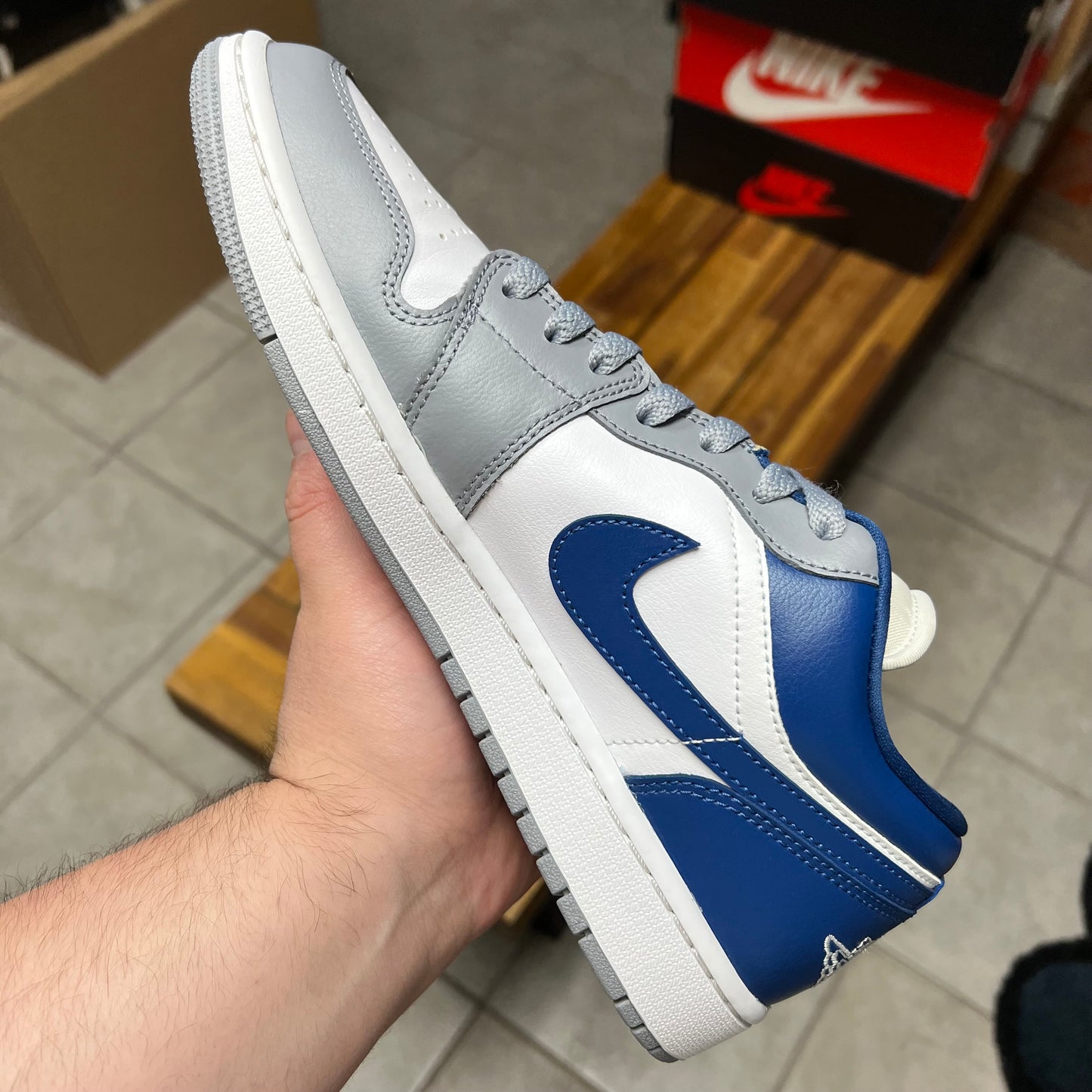 Jordan 1 Low French Blue (Worn/Woman’s)