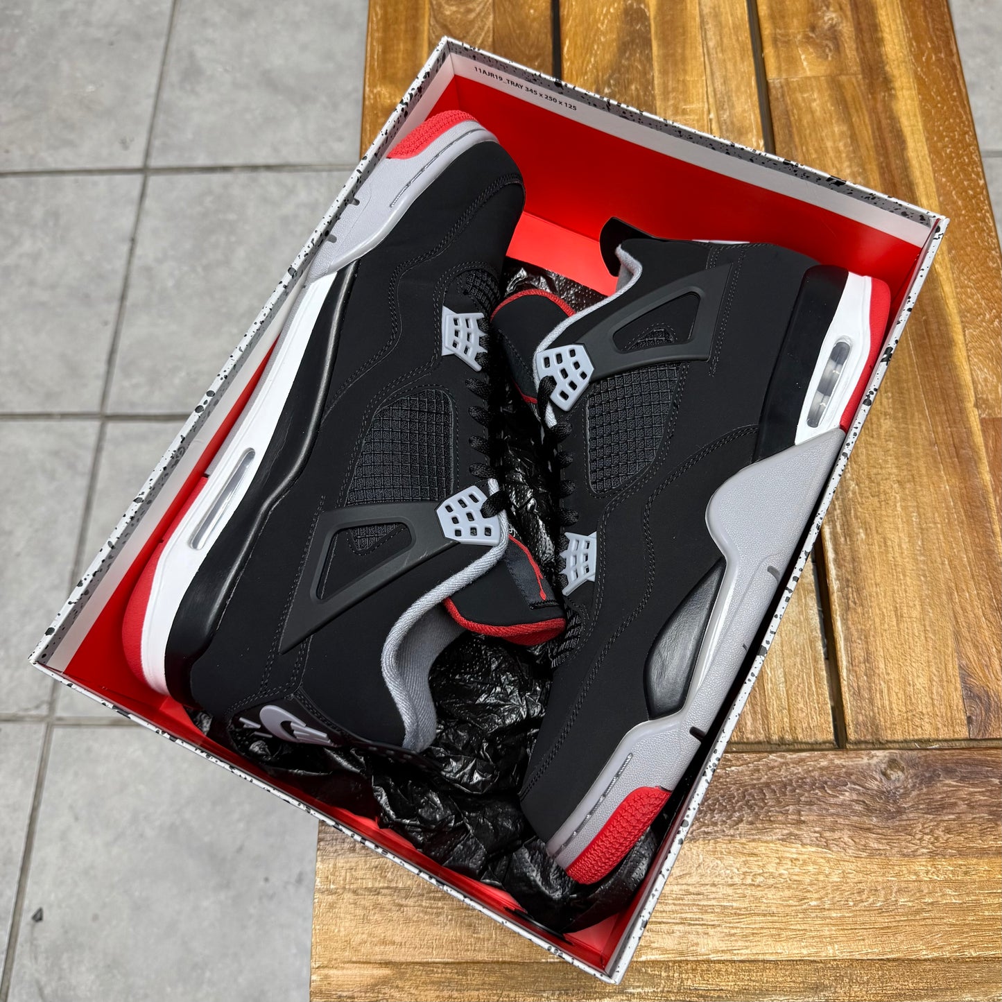 Jordan 4 Bred 2019 (Worn)