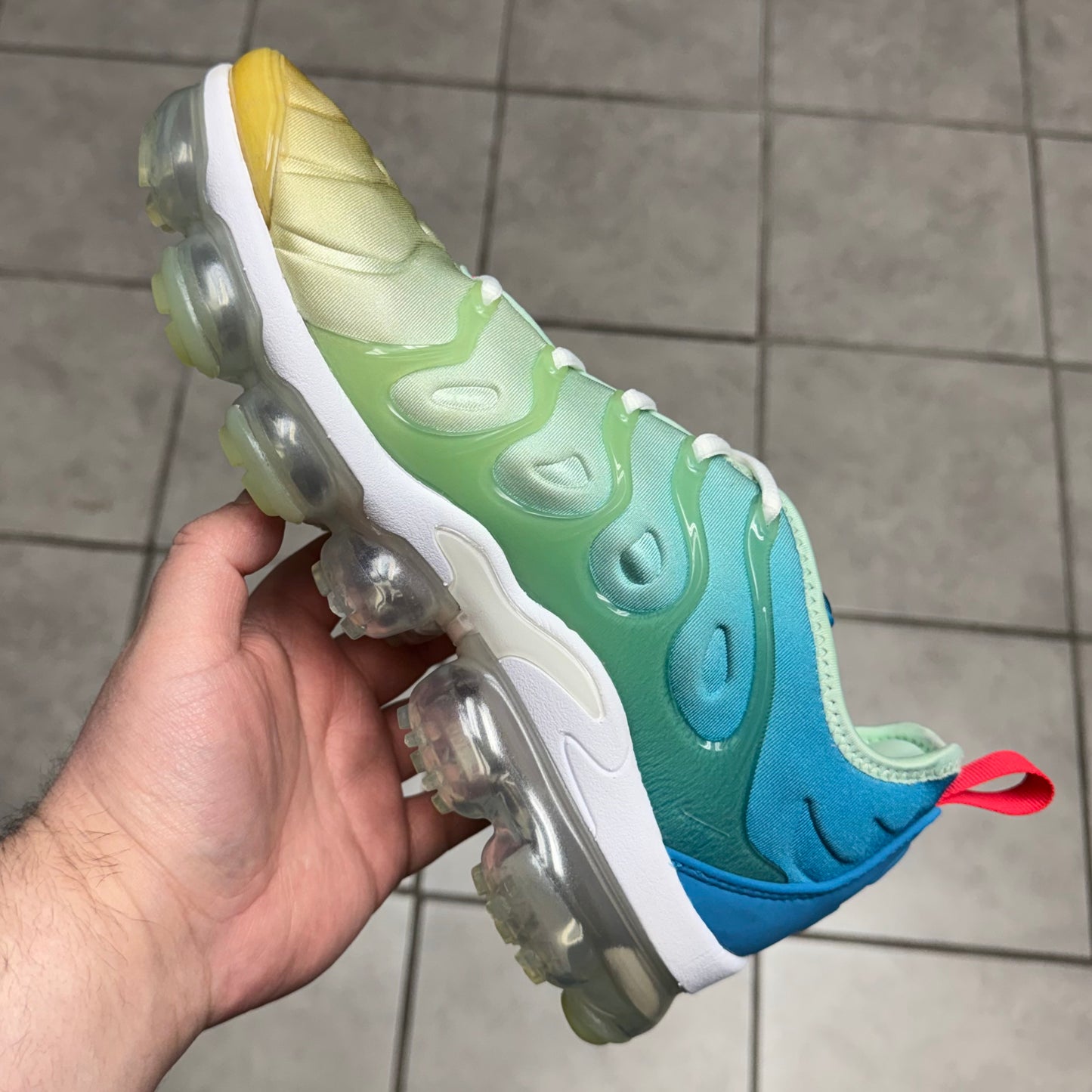 Nike Air VaporMax Plus Mint Foam Laser Blue (Worn)