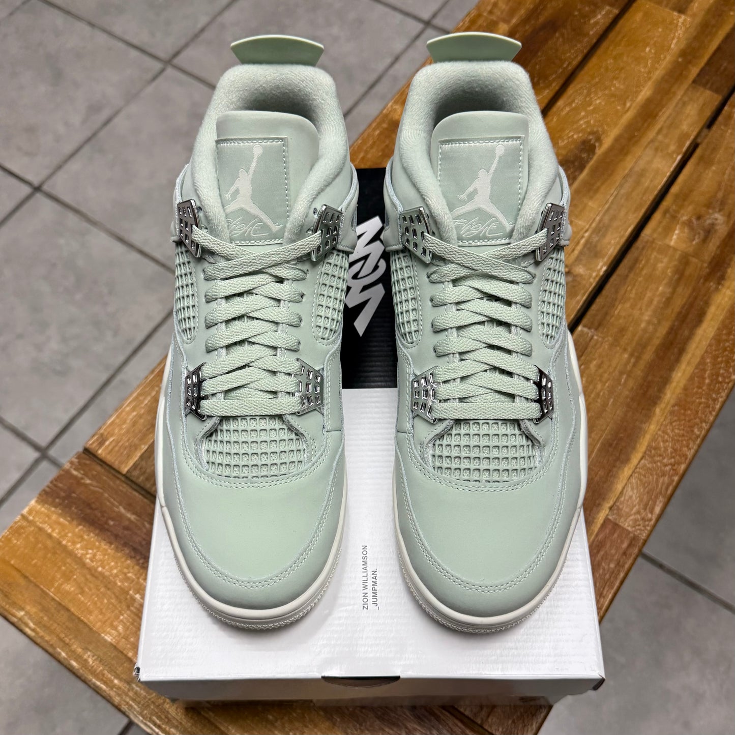 Jordan 4 Seafoam W