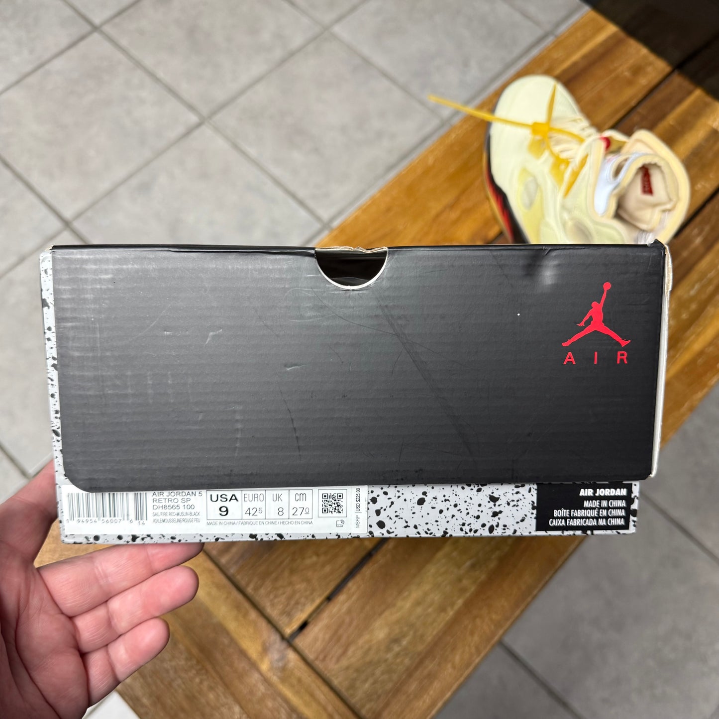 Jordan 5 x Off-White ‘Sail’