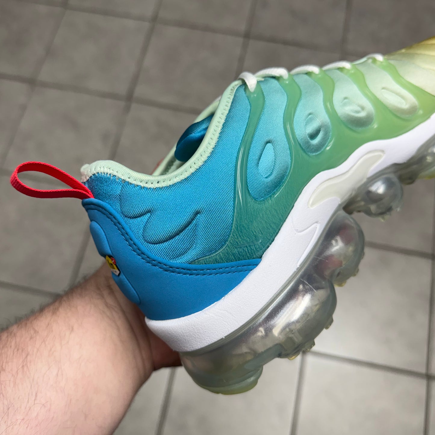 Nike Air VaporMax Plus Mint Foam Laser Blue (Worn)