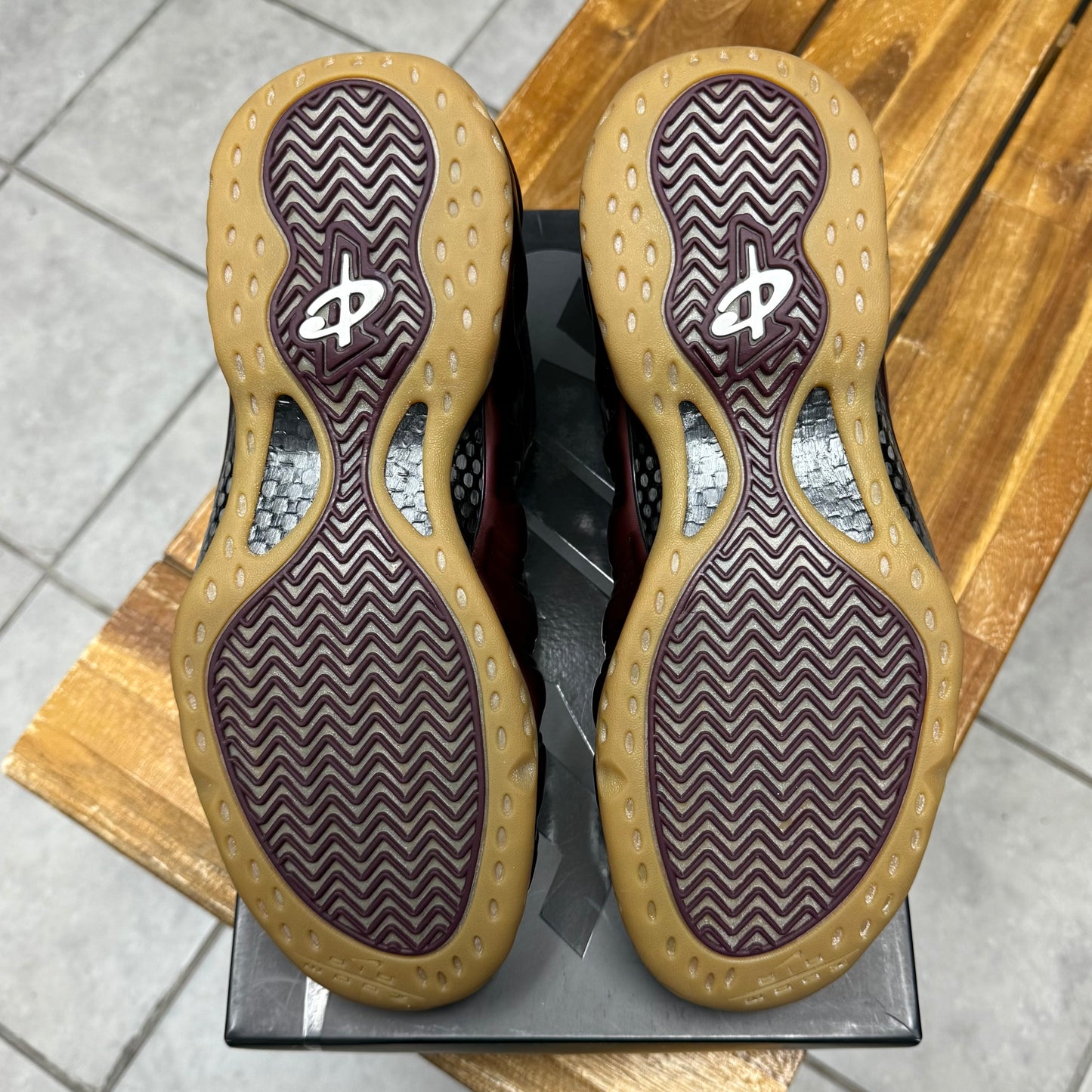 Air Foamposite One Maroon (Worn)