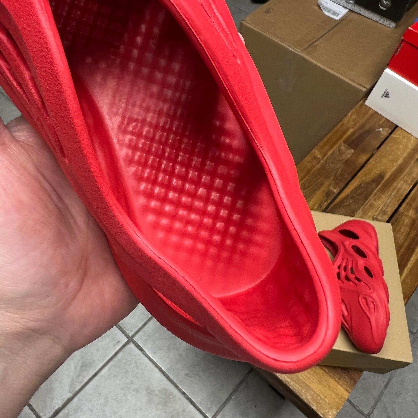 Yeezy Foam Runner Vermillion (Worn)