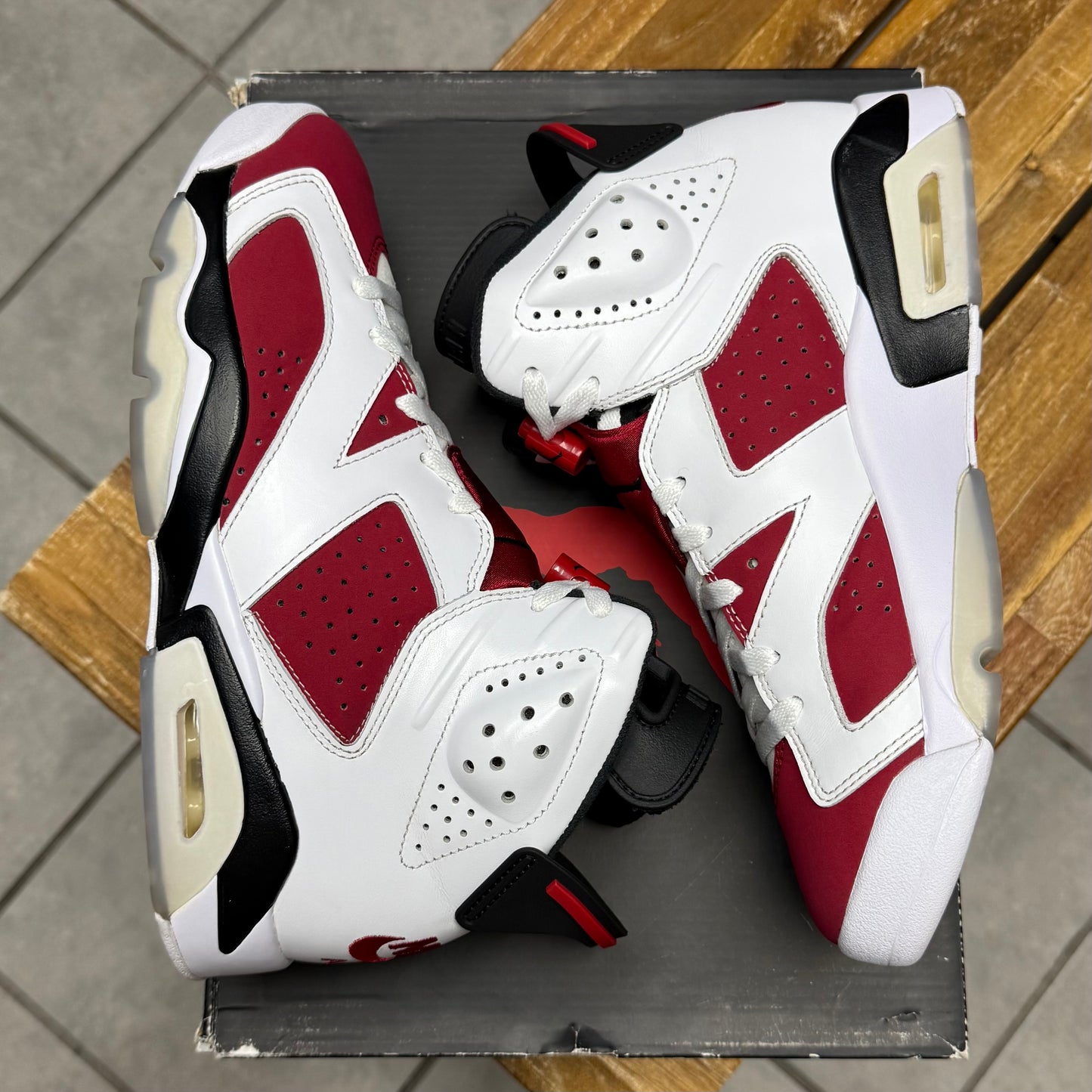 Jordan 6 Carmine (Worn)