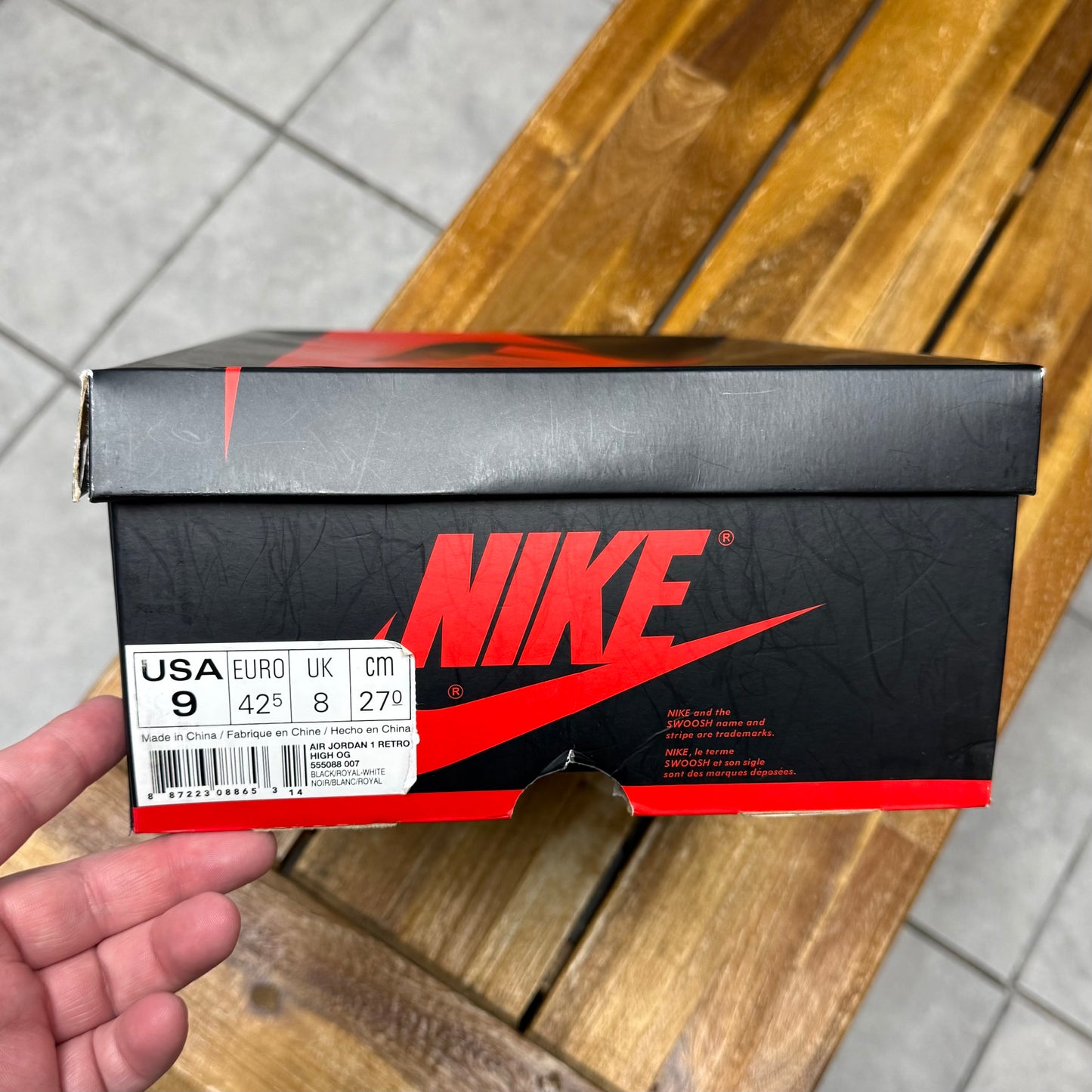 Jordan 1 High OG Royal (Worn)