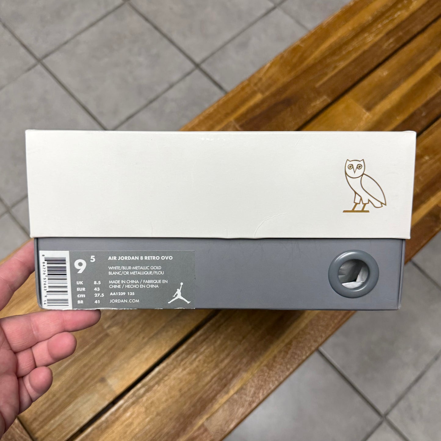 Air Jordan 8 Retro x OVO White (Worn)
