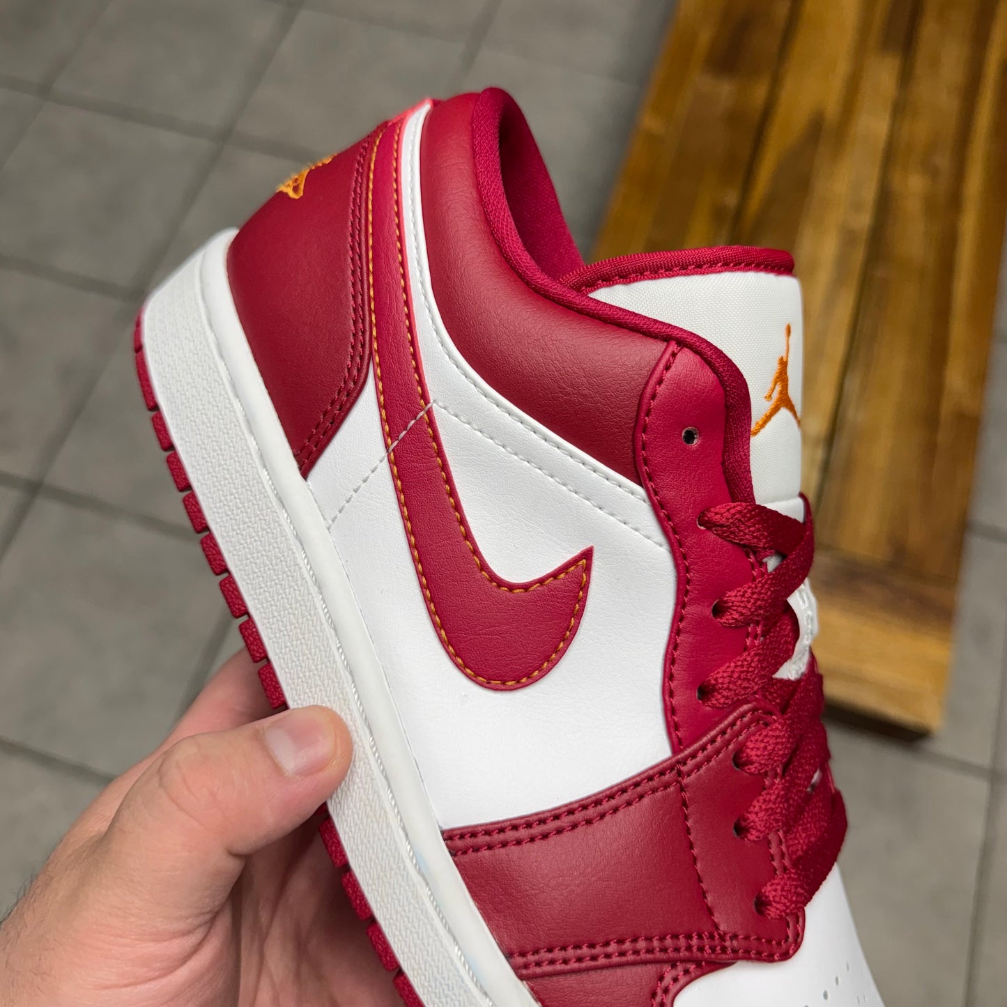 Jordan 1 Low Cardinal Red