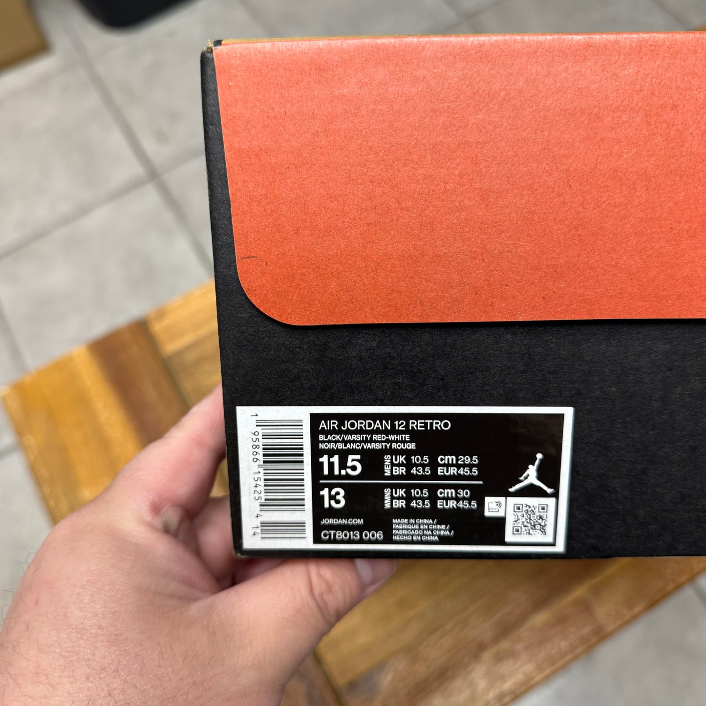 Jordan 12 Playoff 2022 (Worn)