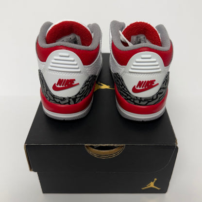 Jordan 3 Fire Red TD (Worn)