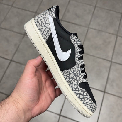 Jordan 1 Low OG Black Cement (Worn)
