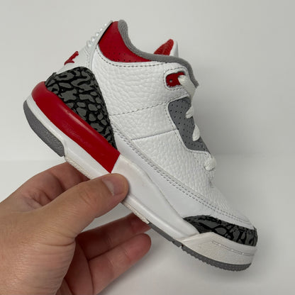 Jordan 3 Fire Red TD (Worn)