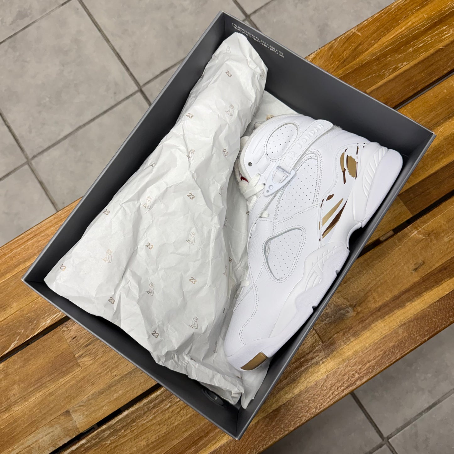 Air Jordan 8 Retro x OVO White (Worn)