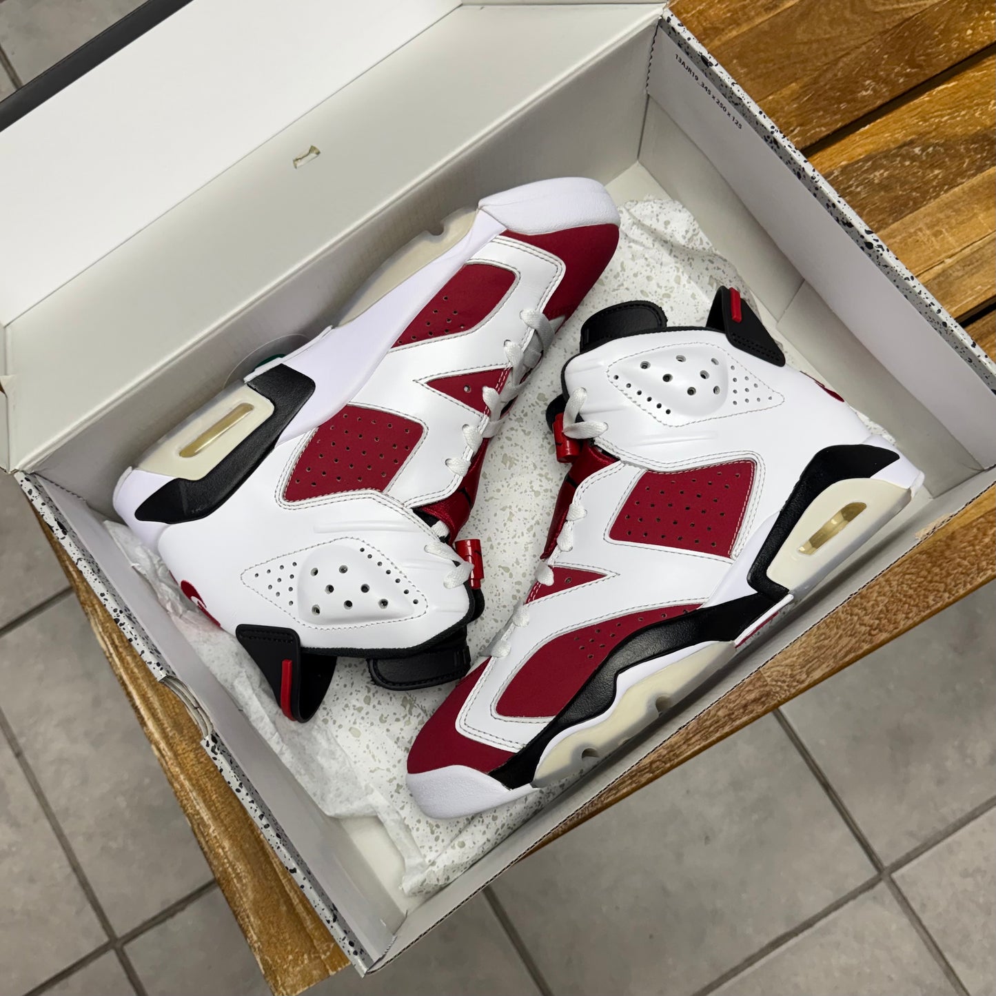 Jordan 6 Carmine (Worn)