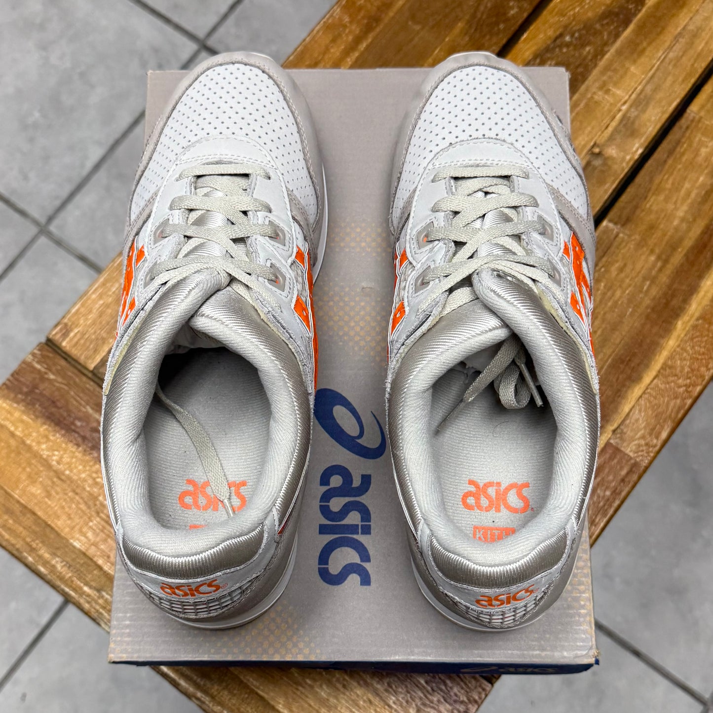 ASICS Gel Lyte 3 x Ronnie Fieg Super Orange (Worn)