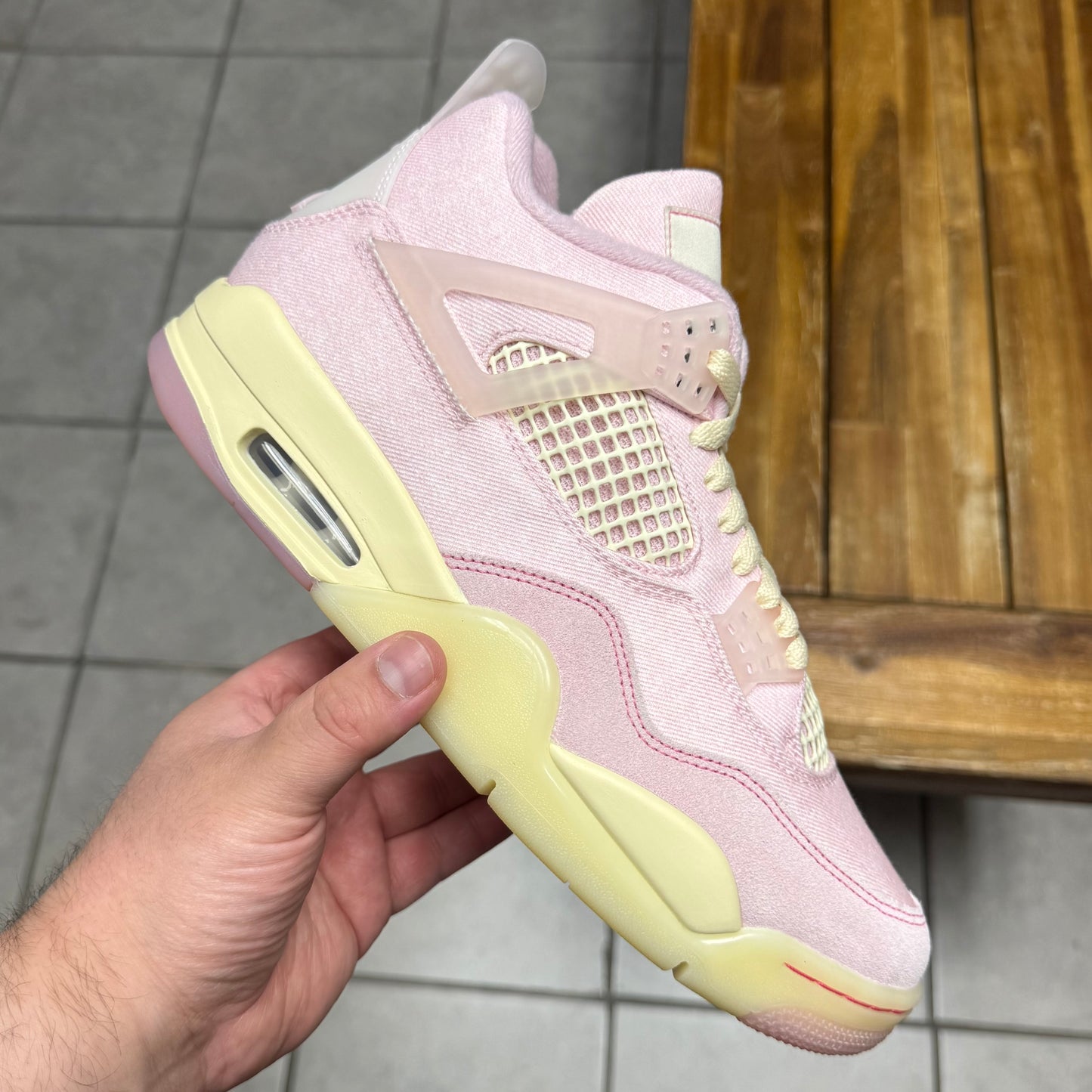 Jordan 4 Iced Carmine (Worn)
