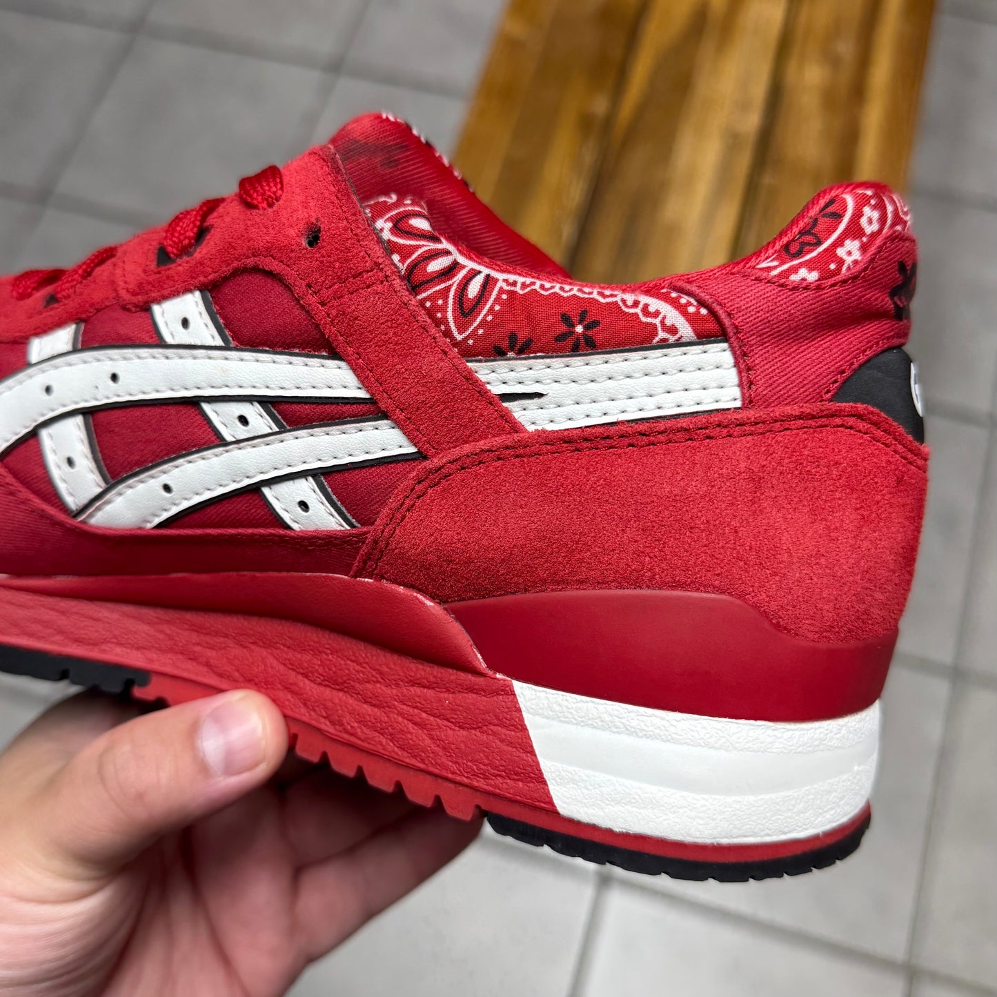 ASICS Gel Lyte 3 Red Bandana (Worn)